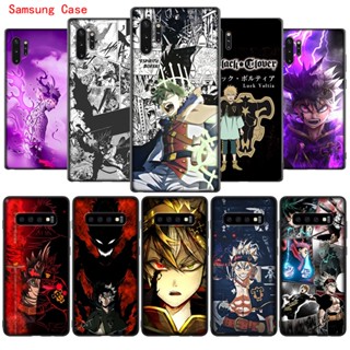 Nr12 เคสโทรศัพท์มือถือ ซิลิโคนนุ่ม ลาย Black Clover สําหรับ Samsung A12 A32 A42 A52 A72 4G 5G