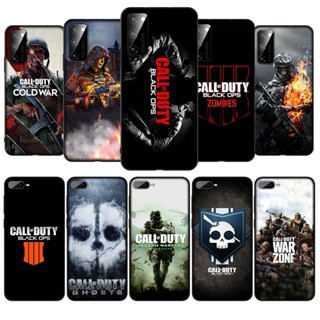 Nr13 เคสโทรศัพท์มือถือ ซิลิโคนนุ่ม ลาย Call of Duty สําหรับ Realme C2 C3 C11 2020 C12 C15