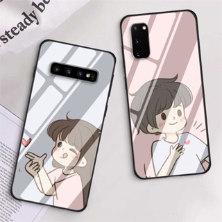 เคสโทรศัพท์มือถือแบบแก้ว ลาย Por Couple สําหรับ Huawei P30 P20 Pro Lite Y9 Prime Y6P Y7A Y8P Nova 3i 5T 7SE Mate 10 20