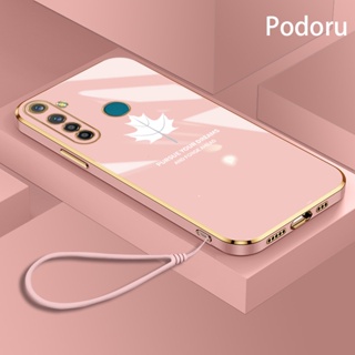 เคส OPPO Realme 5 Pro ใบเมเปิ้ล ดอกไม้ ขอบตรง รวมทุกอย่าง เลนส์ ซิลิโคนนิ่ม กันกระแทก เคสโทรศัพท์มือถือ