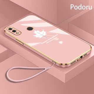 เคส Huawei Nova 3I P Smart Plus ใบเมเปิ้ล ดอกไม้ ขอบตรง รวมทุกอย่าง เลนส์ ซิลิโคนนิ่ม กันกระแทก เคสโทรศัพท์มือถือ