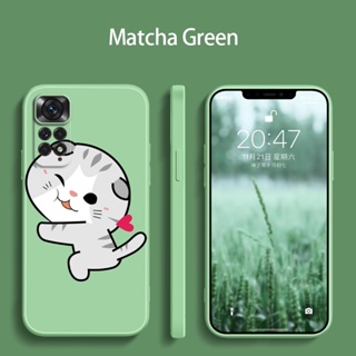 เคสโทรศัพท์มือถือ ซิลิโคนนิ่ม ลายแมวหัวใจน่ารัก สําหรับ Xiaomi POCO M4 X4 X5 Pro 4G 5G GT