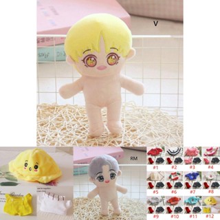 ตุ๊กตา Kpop BTS JungKook JIMIN SUGA RM JIN JHOPE V ผ้ากํามะหยี่ขนนิ่ม ของเล่นยัดไส้