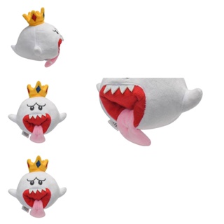 ตุ๊กตายัดนุ่น Super Mario King Boo ขนาด 17 ซม. ของเล่นสําหรับเด็ก