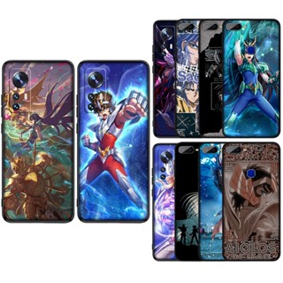 Qn18 เคสโทรศัพท์มือถือ ซิลิโคนนุ่ม ลายการ์ตูนเซนต์เซยะ สําหรับ Vivo Y21 Y33S Y21S Y5S Y20 Y30 2021 Y31 Y50 Y51