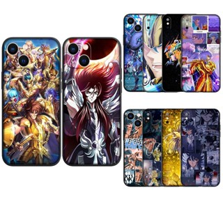 Qn8 เคสโทรศัพท์มือถือ ซิลิโคนนุ่ม ลายอะนิเมะ Saint Seiya สําหรับ iPhone 11 Pro Max XR SE 2020