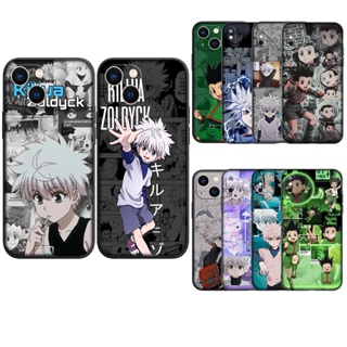 Qn5 เคสโทรศัพท์มือถือ ซิลิโคนนุ่ม ลายอะนิเมะ Hunter x Hunter Killua สําหรับ iPhone 13 Pro Mini XS Max