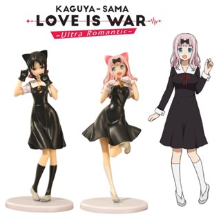 Kaguya Sama โมเดลหูแมว PVC ของเล่นสะสม 2 ชิ้น