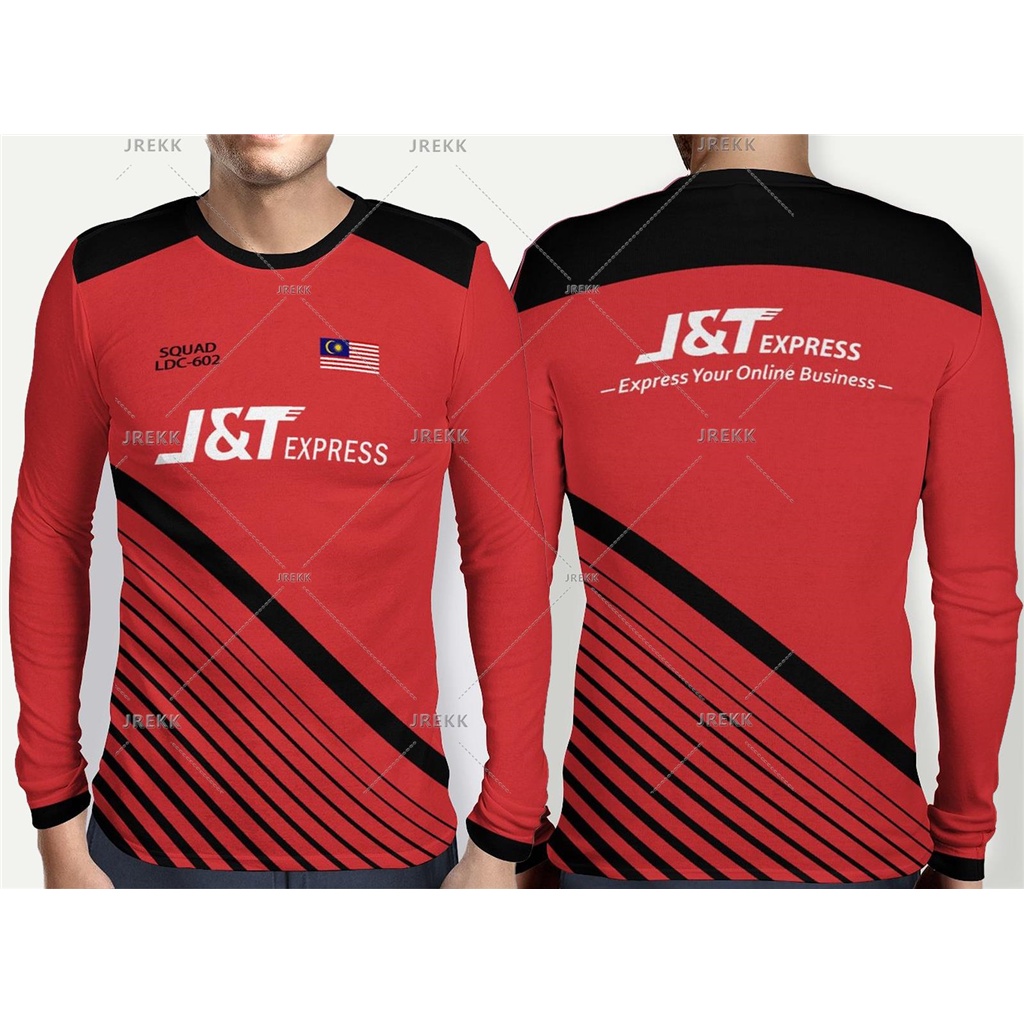 เสื้อแขนยาว JERSI J&T EXPRESS PEKERJA COURIER สําหรับผู้ชาย 2023