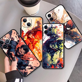 เคสโทรศัพท์ซิลิโคน TPU กันกระแทก ลายซุปเปอร์ฮีโร่ Marvel มีลายด้านข้าง สําหรับ Huawei NOVA 4 5 5T 5I 5 Pro 6 4G 5G SE