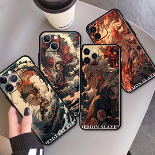 เคสโทรศัพท์มือถือซิลิโคน TPU กันกระแทก ลาย Demon Slayer มีลายด้านข้าง สําหรับ Vivo S9 S12 V23 S12 S15 V20 V21 V23E 4G 5G V23 PRO