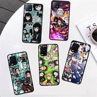 เคสโทรศัพท์มือถือ ลายการ์ตูนอนิเมะ Demon Slayer Nezuko Tanjiro สําหรับ Realme C2 C3 C11 C12 C15 C17 C20 C21 C25 XC7