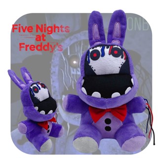 ของเล่นตุ๊กตากระต่าย FNAF Series Midnight Bear Skeleton กอดได้ สีม่วง