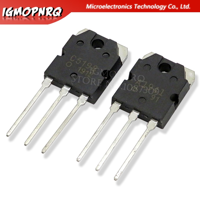 10PCS 2SC5198 2SA1941 TO3P A1941 C5198 TO-3P ทรานซิสเตอร์แท้