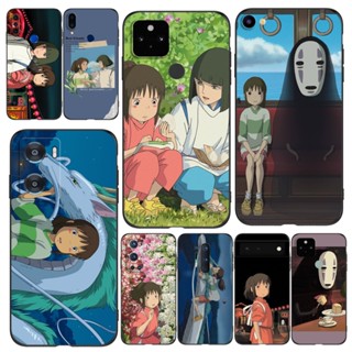 เคสโทรศัพท์มือถือ ซิลิโคนนิ่ม Tpu ลายอะนิเมะ Spirited Away สีดํา สําหรับ ZTE Blade V2020 Smart V30 Vita V2022