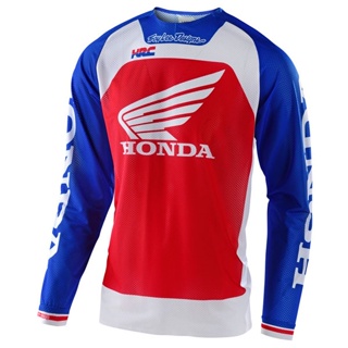 พร้อมส่งใหม่ TLD HONDA เสื้อกีฬาแขนยาว สําหรับขี่รถจักรยานยนต์วิบาก