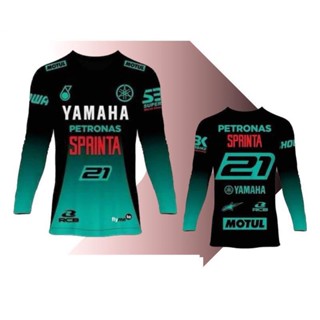 เสื้อกีฬา เสื้อกีฬาแขนยาวลายYamaha