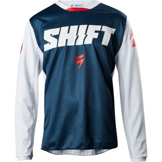 พร้อมส่ง ใหม่ SHIFT ผู้ชาย Pro แขนยาว สําหรับผู้ชาย รถจักรยานยนต์ Cyling Jersey Downhill MTB รถจักรยานยนต์เสื้อยืด Rider Bike