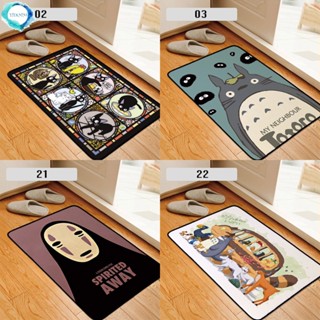 พรมเช็ดเท้า พรมเช็ดเท้า กันลื่น ลายการ์ตูน Totoro No face man ขนาด 40x60 ซม. สําหรับบ้าน โรงแรม ห้องนั่งเล่น