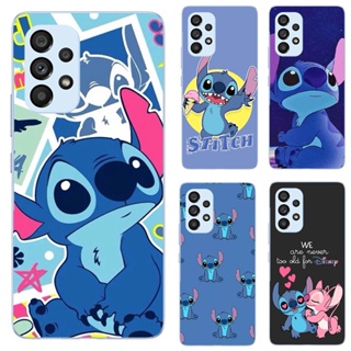 เคสโทรศัพท์มือถือ TPU แบบนิ่ม ลาย Lilo &amp; Stitch สําหรับ Samsung Galaxy A73 5G