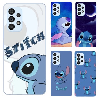 เคสโทรศัพท์มือถือ TPU แบบนิ่ม ลาย Lilo &amp; Stitch สําหรับ Samsung Galaxy A53 5G