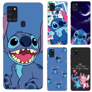 เคสโทรศัพท์มือถือ TPU แบบนิ่ม ลาย Lilo &amp; Stitch สําหรับ Samsung Galaxy A21S