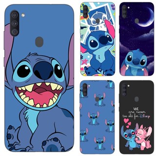 เคสโทรศัพท์มือถือ TPU แบบนิ่ม ลาย Lilo &amp; Stitch สําหรับ Samsung Galaxy A11 M11