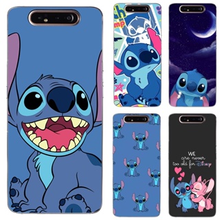 เคสโทรศัพท์มือถือ TPU แบบนิ่ม ลาย Lilo &amp; Stitch สําหรับ Samsung Galaxy A80 A90