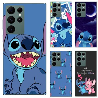 เคสโทรศัพท์มือถือ TPU แบบนิ่ม ลาย Lilo &amp; Stitch สําหรับ Samsung Galaxy S22 Ultra