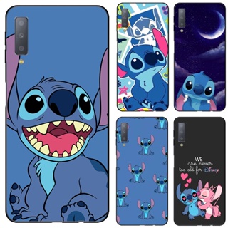 เคสโทรศัพท์มือถือ TPU แบบนิ่ม ลาย Lilo &amp; Stitch สําหรับ Samsung Galaxy A7 2018