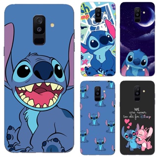 เคสโทรศัพท์มือถือ TPU แบบนิ่ม ลาย Lilo &amp; Stitch สําหรับ Samsung Galaxy A6 2018