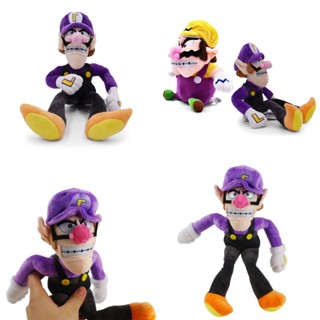 ตุ๊กตายัดนุ่น รูปการ์ตูนอนิเมะ Wario Waluigi Bros Super Mario ของเล่นสําหรับเด็ก