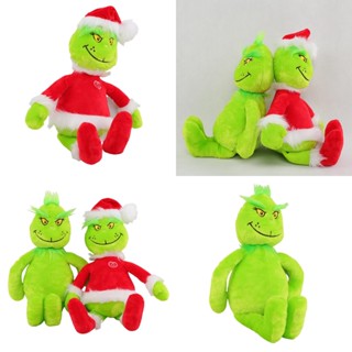 ดร. ชุดตุ๊กตายัดไส้ Seuss Classic Grinch In Santa ของเล่นสําหรับเด็ก