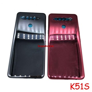 Bizth- ฝาครอบแบตเตอรี่ด้านหลัง ปุ่มปรับระดับเสียง อะไหล่ซ่อมแซม สําหรับ LG K51S