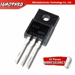 ทรานซิสเตอร์ TO-220F TO220F MBRF10200 MBRF20100 MBRF20200 LM317T IRF3205 MBRF10100CT MBRF10200CT MBRF20100CT TO220 10 ชิ้น