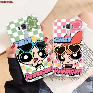 เคสโทรศัพท์มือถือซิลิโคน TPU แบบนิ่ม ลาย 03 powerpuff girls สําหรับ Asus Zenfone 2 3 4 Laser Selfie Max Pro Plus M1 M2