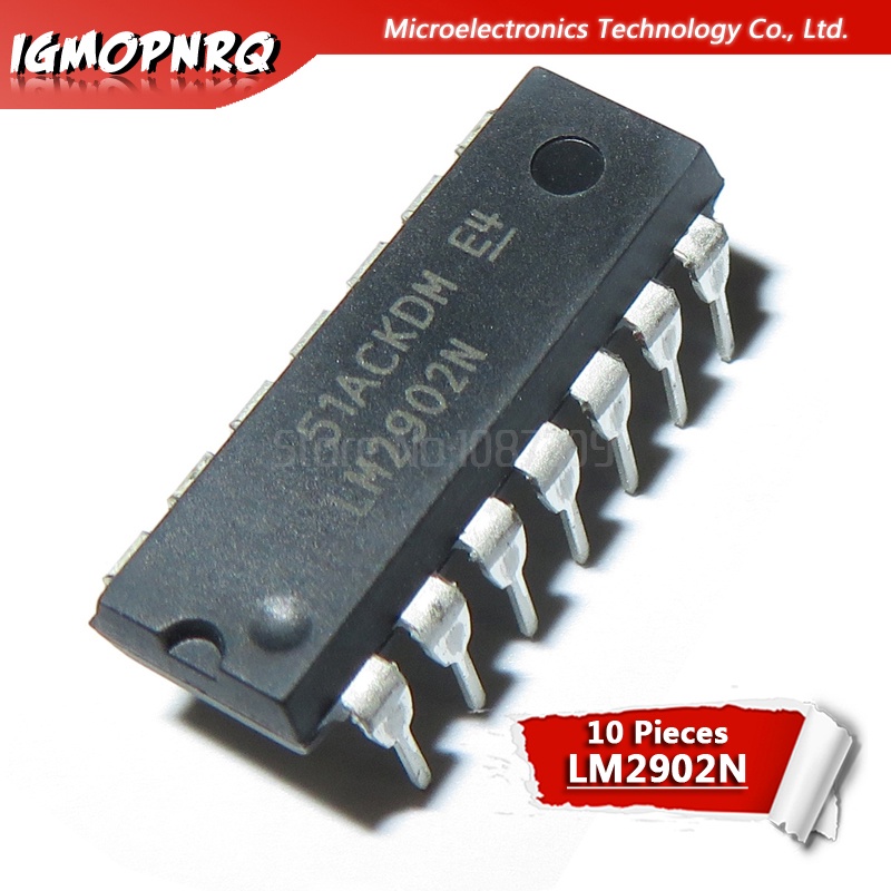 10PCS LM2902N DIP14 DIP LM2902P LM258P LM293P LM311P LM2901 LM2902 LM2903 DIP ใหม่และ IC