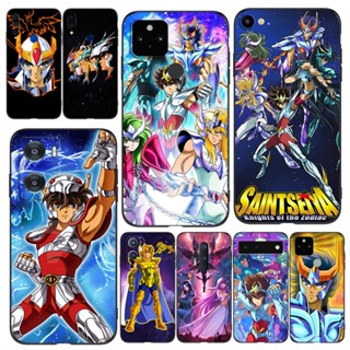 เคสโทรศัพท์มือถือ ซิลิโคนนิ่ม Tpu ลายอะนิเมะ Saint Seiya สีดํา สําหรับ ZTE Blade V2020 Smart V30 Vita V2022