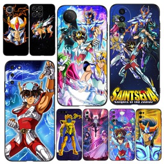 เคสโทรศัพท์มือถือ ซิลิโคนนิ่ม Tpu ลายอะนิเมะ Saint Seiya สีดํา สําหรับ Honor X9 4G 5G 20 pro 30 20S 30 pro plus