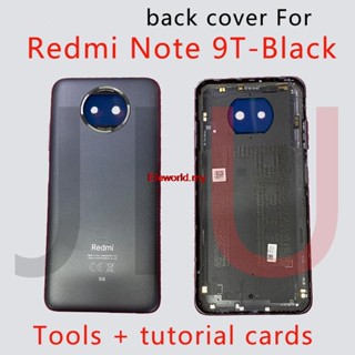 Elemy-เคสแบตเตอรี่ด้านหลัง พร้อมกุญแจด้านข้าง สําหรับ Xiaomi Redmi Note 9T 5G Note9T