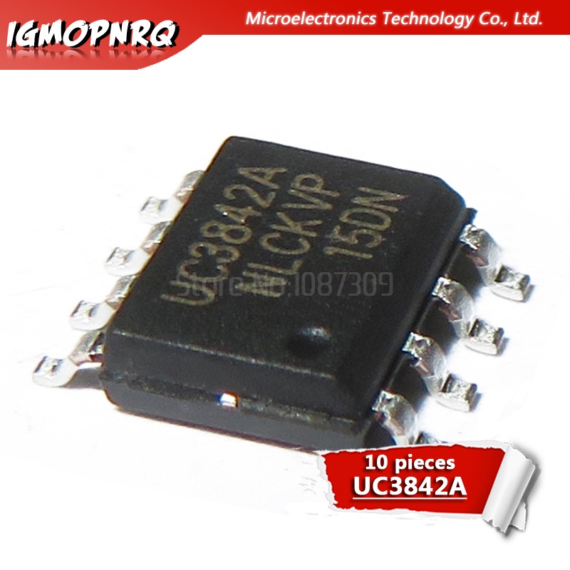10PCS UC3842A UC3843A UC3843B UC3845B SOP ใหม่และ IC
