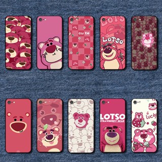 เคสโทรศัพท์มือถือแบบนิ่ม ลายหมีสตรอเบอร์รี่ MT26 สําหรับ iPhone 7 8 SE 2020