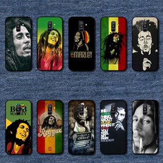 เคสโทรศัพท์มือถือแบบนิ่ม ลาย reggae bob marley สําหรับ Samsung galaxy A6 Plus 2018 MT25