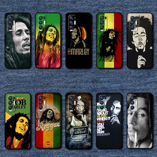 เคสโทรศัพท์มือถือแบบนิ่ม ลาย reggae bob marley สําหรับ OPPO Reno 5 Pro Plus 5G MT25