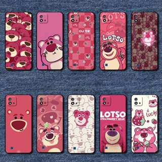 เคสป้องกันโทรศัพท์มือถือ แบบนิ่ม ลายหมีสตรอเบอร์รี่ สําหรับ Realme C20 C20A C11 2021 MT26