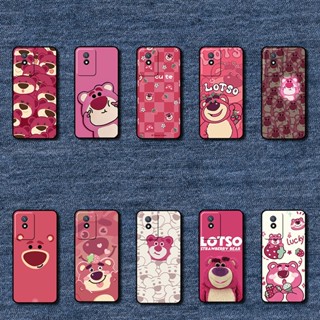 เคสโทรศัพท์มือถือแบบนิ่ม ลายหมีสตรอเบอร์รี่ สําหรับ VIVO Y02 4G MT26