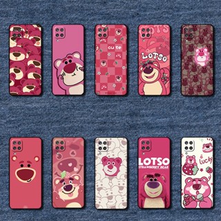 เคสโทรศัพท์มือถือแบบนิ่ม ลายหมีสตรอเบอร์รี่ สําหรับ Samsung galaxy A12 A42 M42 M62 F62 MT26