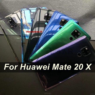 Thoh- เคสกระจกด้านหลัง พร้อมเลนส์กล้อง และสติกเกอร์ สําหรับ Huawei Mate 20X