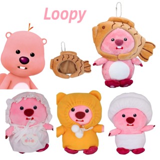 4 ชิ้น Pororo The Little Penguin Loopy Taiyaki หมวกถักตุ๊กตาของเล่นจี้พวงกุญแจเด็กสาวแฟนวันเกิด