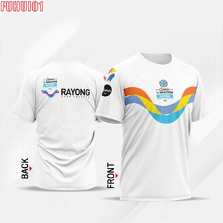 (Fuhui01) เสื้อที่ระลึกงานซีนิคฮาล์ฟมาราธอนระยอง 2023 (WHITE)